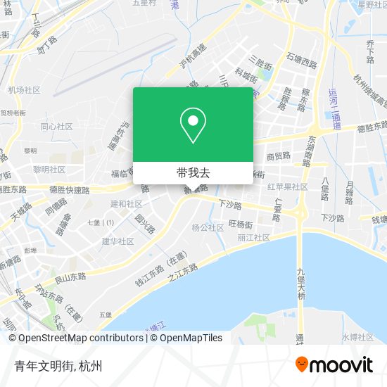 青年文明街地图