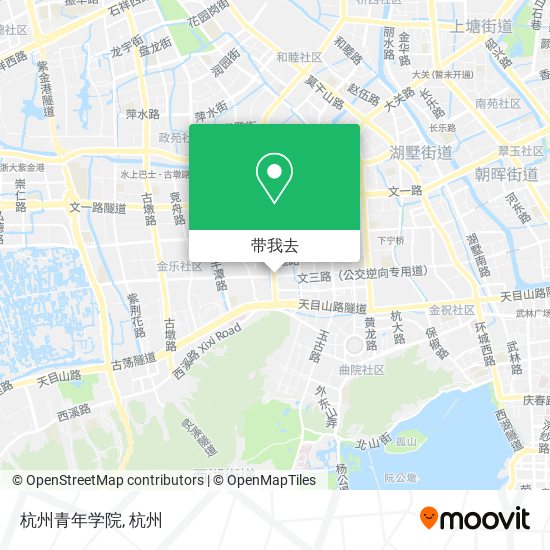 杭州青年学院地图