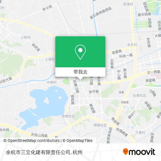 余杭市三立化建有限责任公司地图