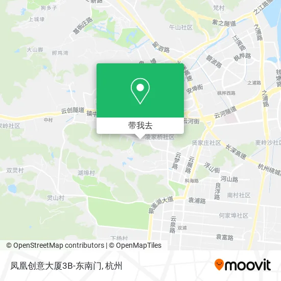 凤凰创意大厦3B-东南门地图