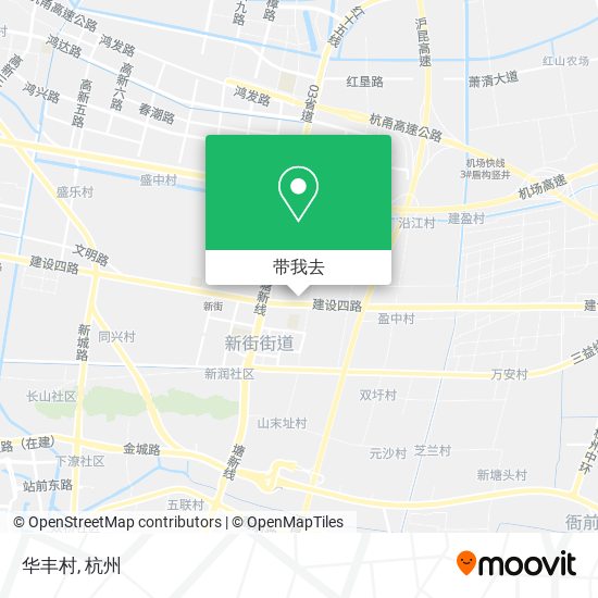 华丰村地图