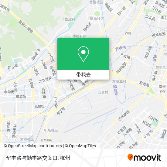 华丰路与勤丰路交叉口地图