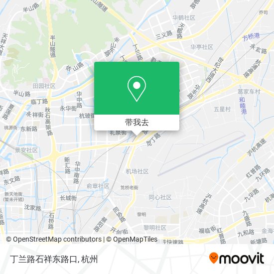 丁兰路石祥东路口地图