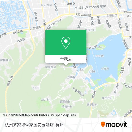 杭州茅家埠琳家屋花园酒店地图
