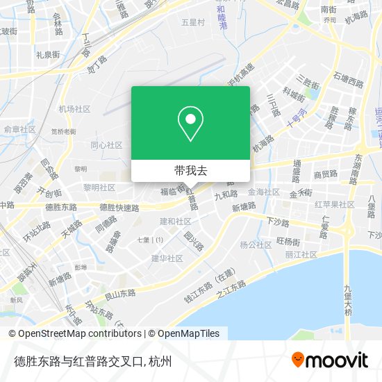 德胜东路与红普路交叉口地图