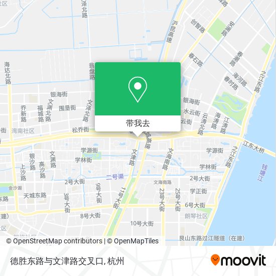 德胜东路与文津路交叉口地图