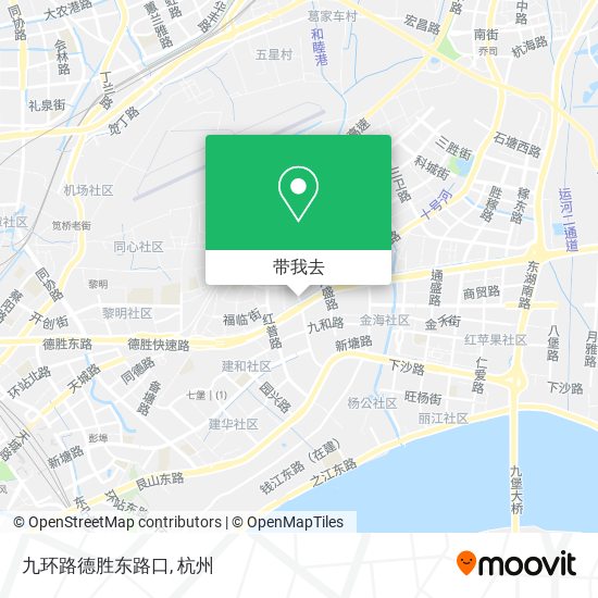 九环路德胜东路口地图