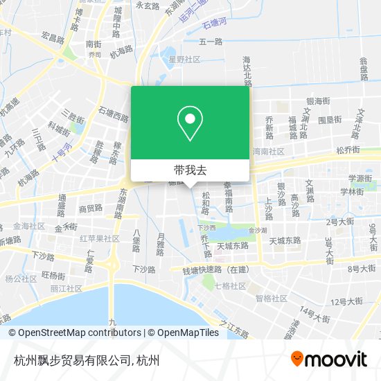 杭州飘步贸易有限公司地图