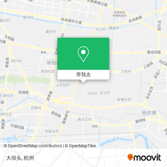 大坝头地图
