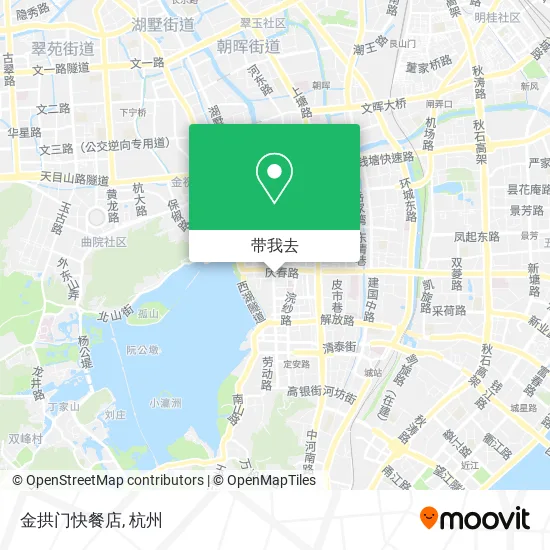 金拱门快餐店地图