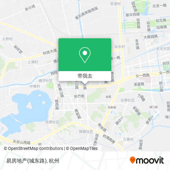 易房地产(城东路)地图