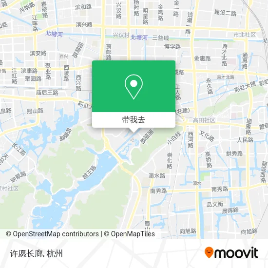 许愿长廊地图