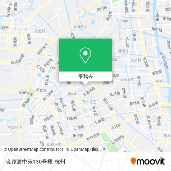金家渡中苑130号楼地图