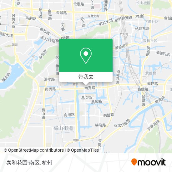 泰和花园-南区地图