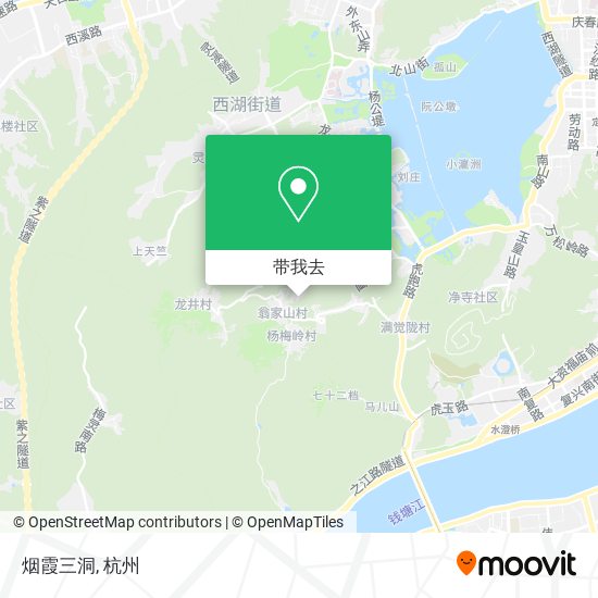 烟霞三洞地图