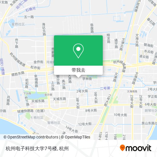 杭州电子科技大学7号楼地图