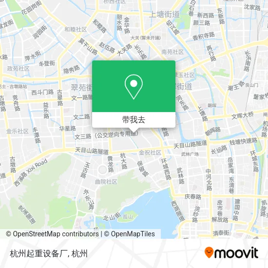 杭州起重设备厂地图