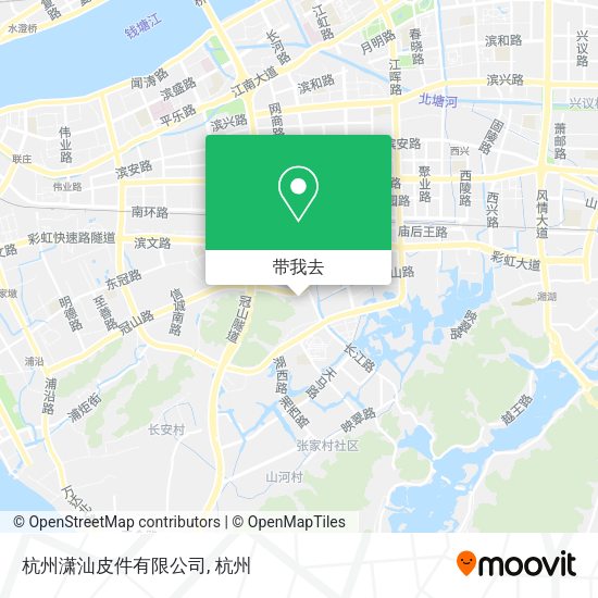 杭州潇汕皮件有限公司地图