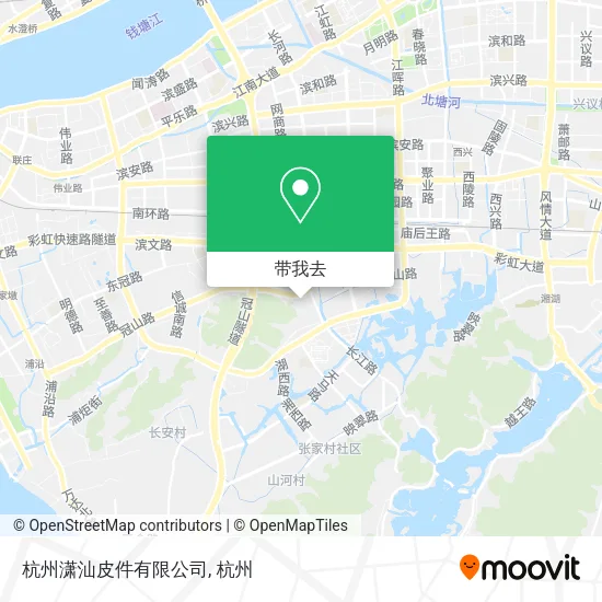 杭州潇汕皮件有限公司地图