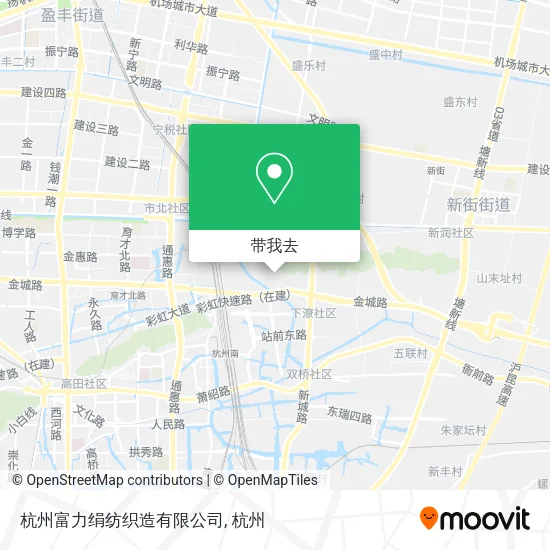 杭州富力绢纺织造有限公司地图