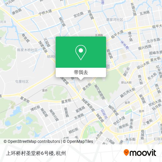 上环桥村圣堂桥6号楼地图