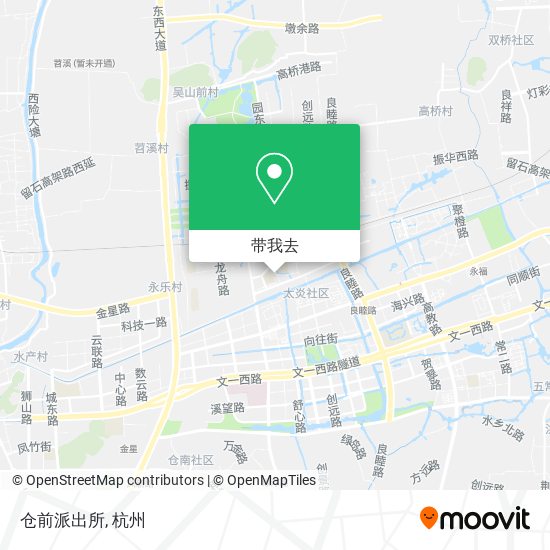 仓前派出所地图