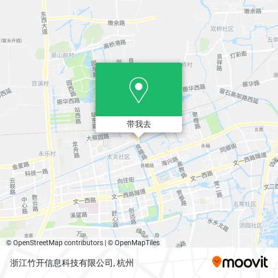 浙江竹开信息科技有限公司地图