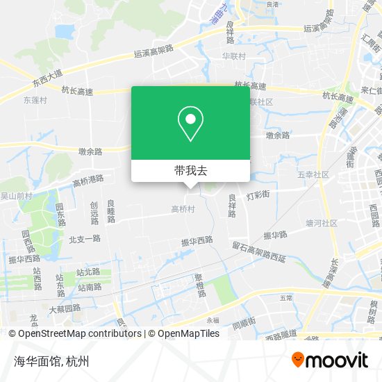 海华面馆地图