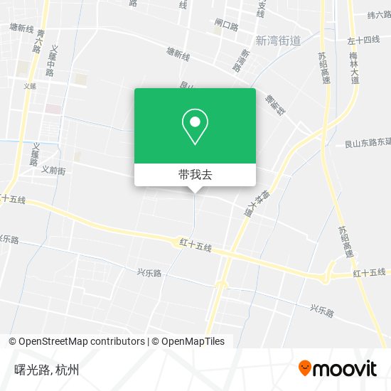 曙光路地图
