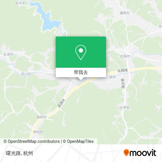曙光路地图