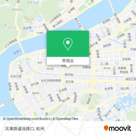 滨康路诚业路口地图