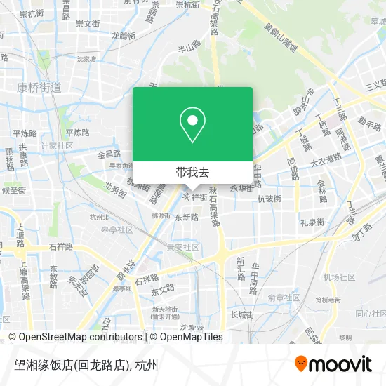 望湘缘饭店(回龙路店)地图
