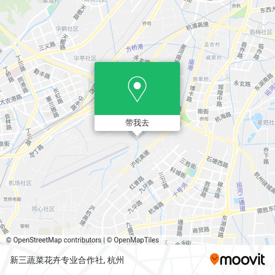 新三蔬菜花卉专业合作社地图