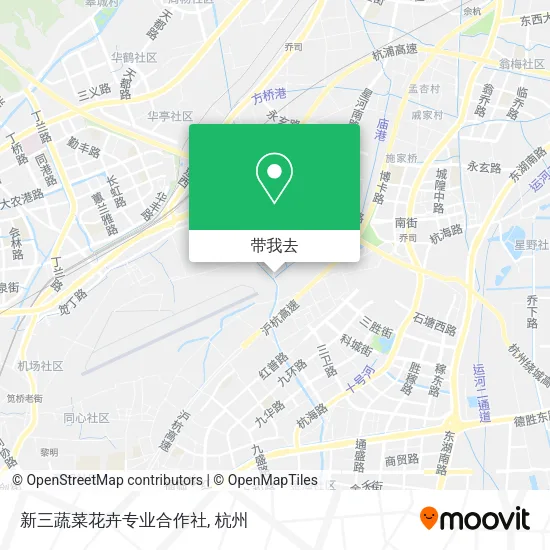 新三蔬菜花卉专业合作社地图