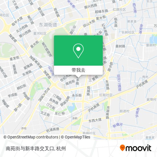 南苑街与新丰路交叉口地图