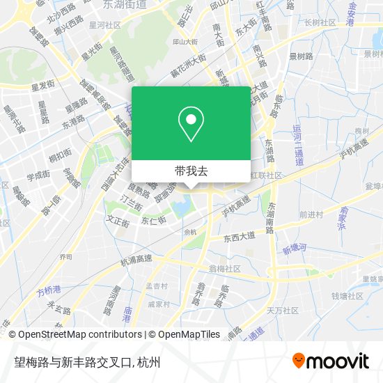 望梅路与新丰路交叉口地图