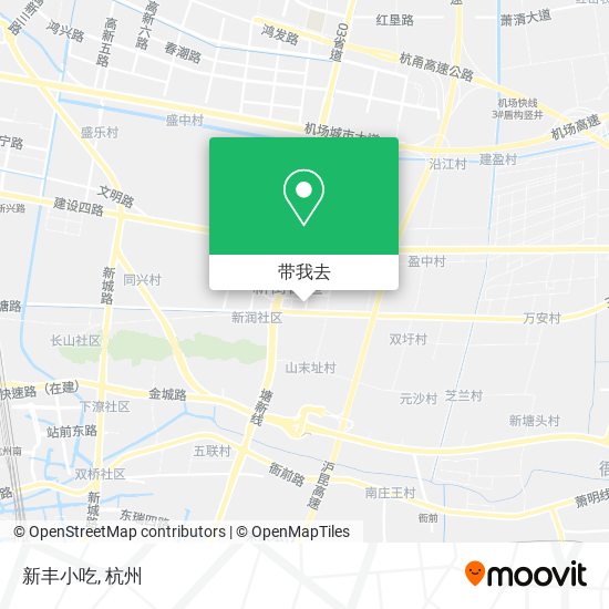 新丰小吃地图