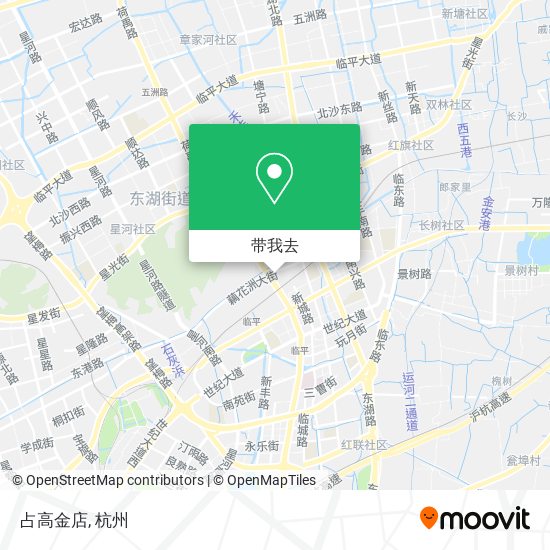 占高金店地图