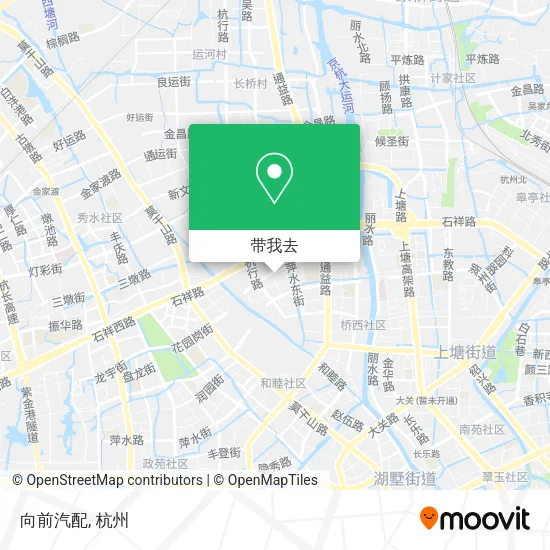 向前汽配地图
