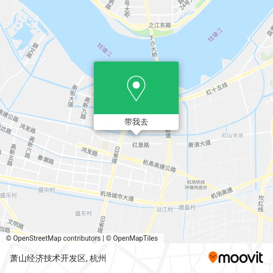 萧山经济技术开发区地图