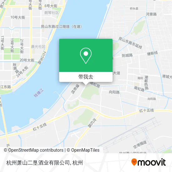 杭州萧山二垦酒业有限公司地图