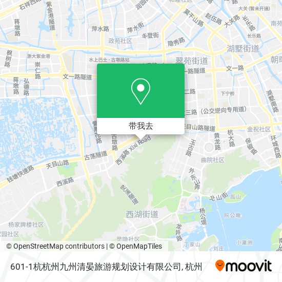 601-1杭杭州九州清晏旅游规划设计有限公司地图