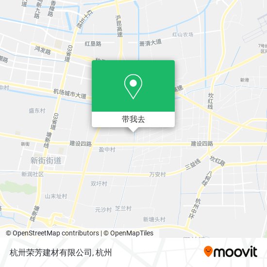 杭卅荣芳建材有限公司地图