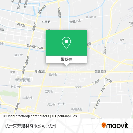 杭卅荣芳建材有限公司地图