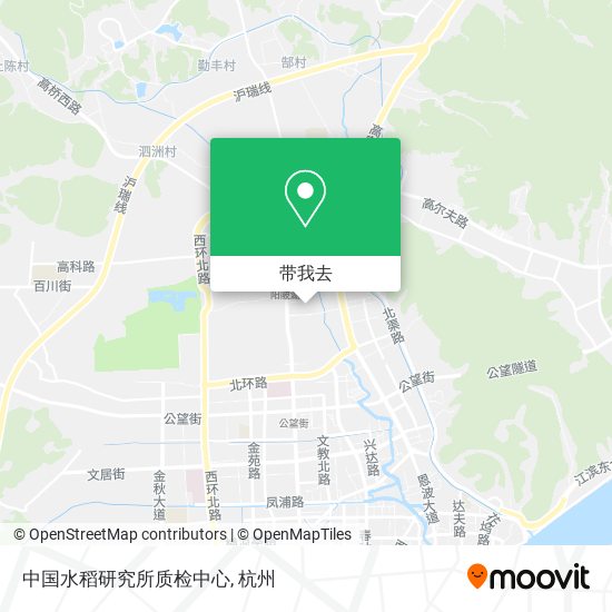 中国水稻研究所质检中心地图