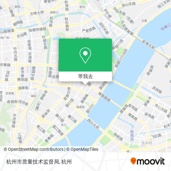 杭州市质量技术监督局地图