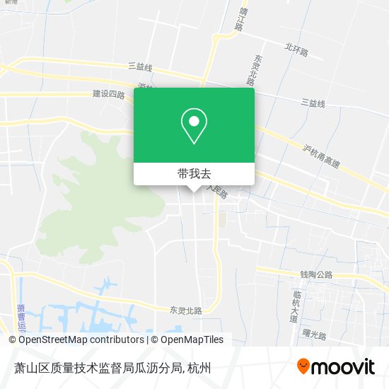 萧山区质量技术监督局瓜沥分局地图