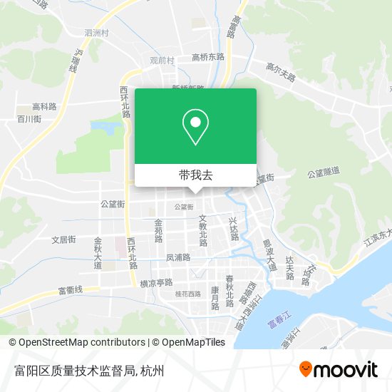 富阳区质量技术监督局地图