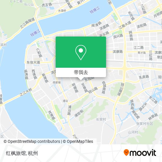 红枫旅馆地图