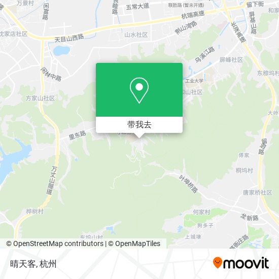 晴天客地图
